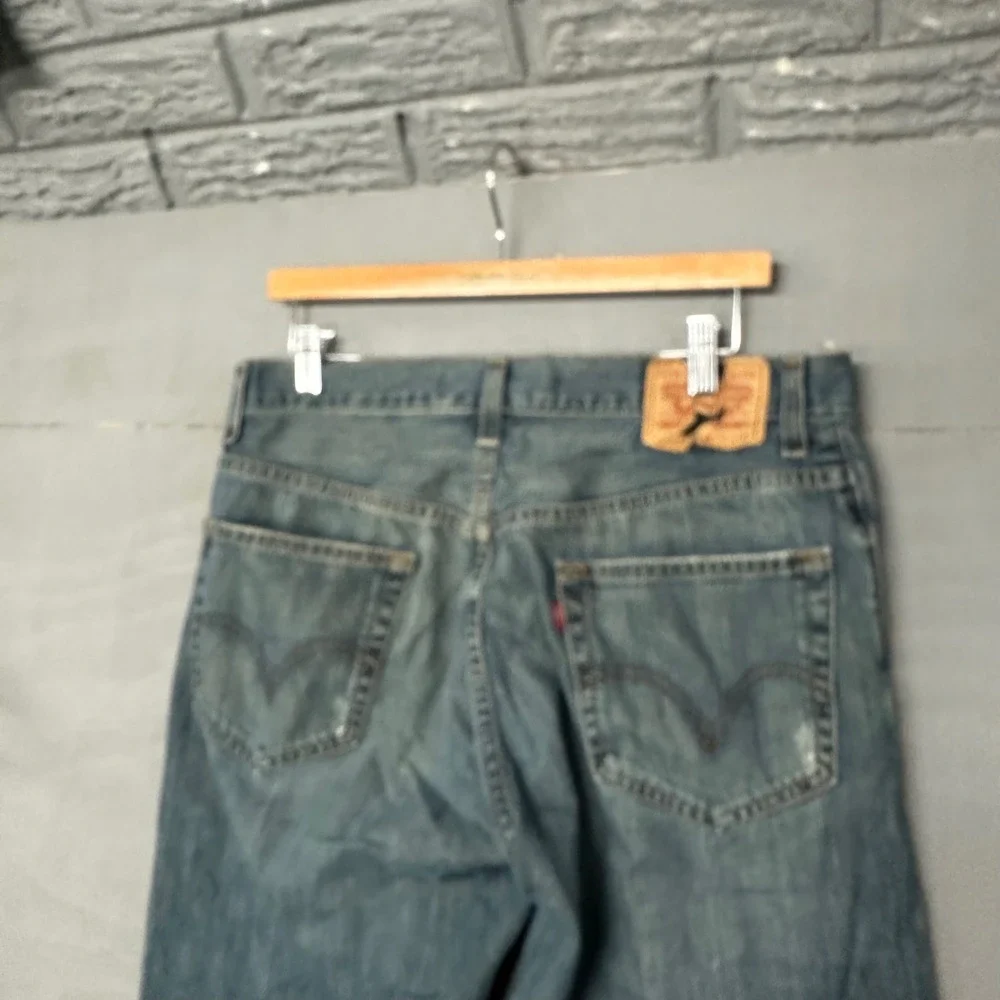 Levis 559 Mens Relaxed Straight Leg Jeans W34 Medium Wash Blue Denim 559-0210‎
